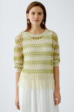 Ribbon Sweater With Tassels <span>93351<span>