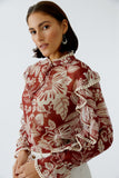 Sunset Journey Print Blouse <span>97232<span>