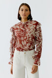 Sunset Journey Print Blouse <span>97232<span>