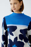 Bold Floral Print Sweater <span>91953<span>