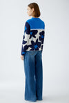 Bold Floral Print Sweater <span>91953<span>