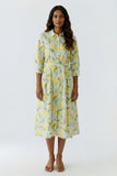 Capri Calling April Lemon Print Cotton Dress <span>97174<span>