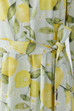 Capri Calling April Lemon Print Cotton Dress <span>97174<span>