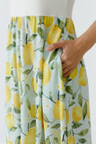 Capri Calling April Lemon Sleeveless Midi Dress <span>98391<span>