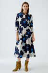 Cotton Bold Floral Shirt-Waister Dress <span>91805<span>