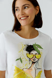 Capri Calling April Face Print T Shirt <span>97518<span>