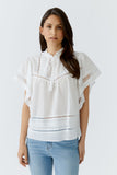 Capri Calling April Embroidered Blouse <span>97537<span>