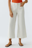 Sunset Journey White Crop Trousers <span>97480<span>