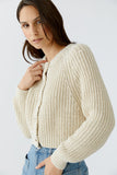 Botany Bliss Ecru Cotton Knit Cardigan <span>97755<span>