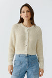 Botany Bliss Ecru Cotton Knit Cardigan <span>97755<span>