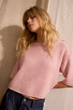 Botany Bliss Rose Pink Short Sleeve Sweater <span>96769<span>