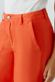 Sunset Journey Linen Crop Trousers <span>97141<span>