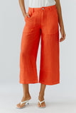 Sunset Journey Linen Crop Trousers <span>97141<span>