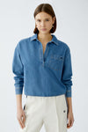 Light Denim Shirt Top <span>91898<span>