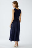 Navy Cotton Vest Top Dress <span>91814<span>