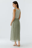 Capri Calls April Crinkle Midi Skirt <span>97104<span>