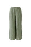 Capri Calling April Sage Green Linen Crop Trouser <span>97142<span>