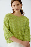 Lime Green Tassle Sweater <span>93318<span>