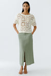 Linen Maxi Skirt <span>92882<span>