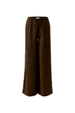 Sunset Journey Chocolate Brown Linen Trousers <span>97139<span>