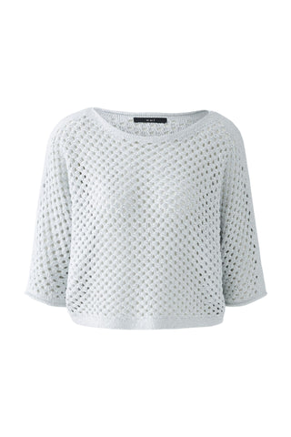 Lurex Crotchet Style Knit Top <span>93319<span>