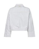 Boxy Oversize White Denim Jacket <span>168190<span>