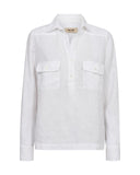 Soft Linen Shirt <span>168430-WHITE<span>