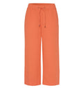 Wide Leg Linen Crop Trousers <span>1818-15-GRAPEFRUIT<span>
