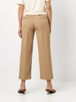 Wide Leg 'Sue' Cotton Trousers <span>1805-15-SAND<span>