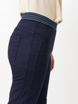 Pull On Cotton Crop 'Sue' Trouser <span>1805-8-NAVY<span>