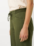 Wide Leg 'Sue' Cotton Trousers <span>1805-15-KHAKI<span>