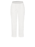Pull On Cotton Crop 'Sue' Trousers <span>1805-8-WHITE<span>