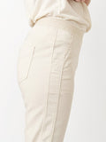 Pull On Crop 'Sue' Cotton Trousers <span>1805-8-SAND<span>